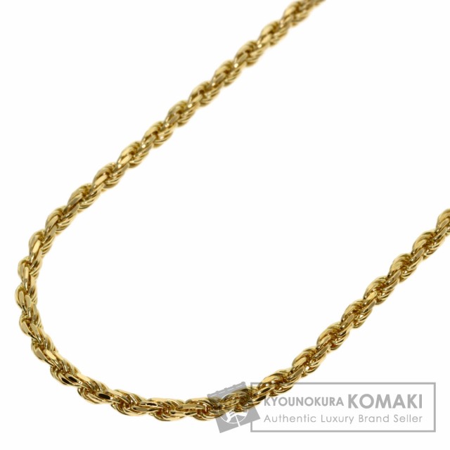 セレクトジュエリー SELECT JEWELRY  スクリューチェーン   ネックレス K18イエローゴールド     中古の通販は 194,880円