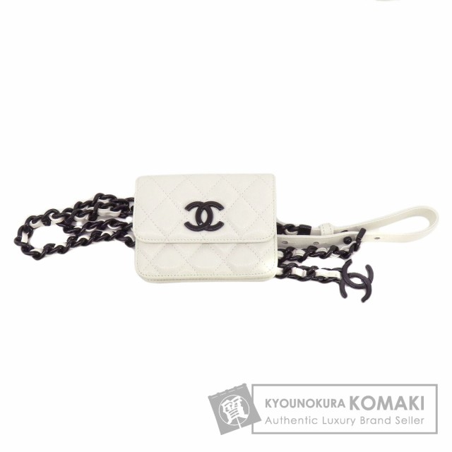 シャネル CHANEL マトラッセ シルバー金具 ヒップバッグ・ウエストバッグ キャビアスキン 中古