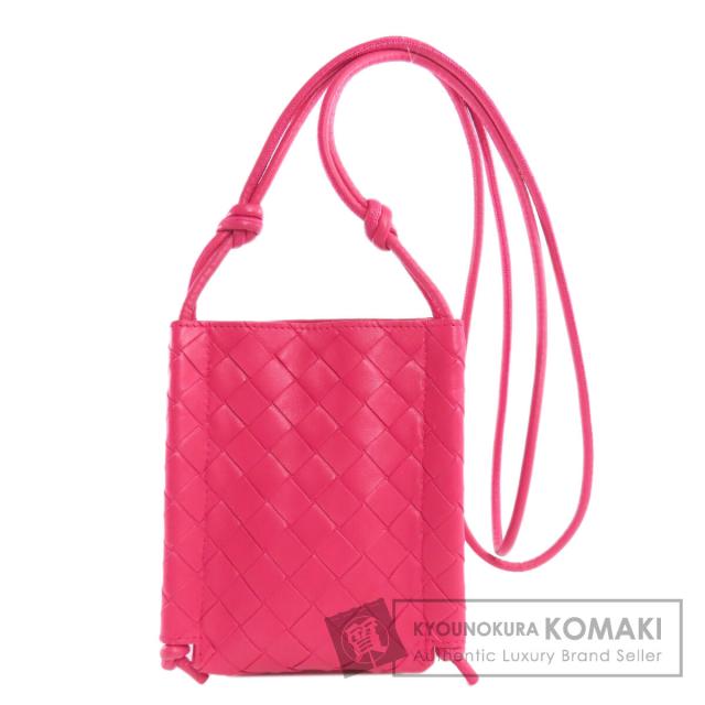 ボッテガヴェネタ BOTTEGA VENETA  イントレチャート  ショルダーバッグ カーフ レディース  中古