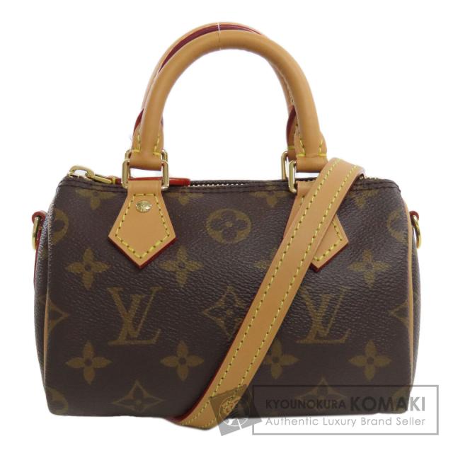 ルイヴィトン LOUIS VUITTON M81085  ナノ・スピーディ  トートバッグ モノグラムキャンバス 中古