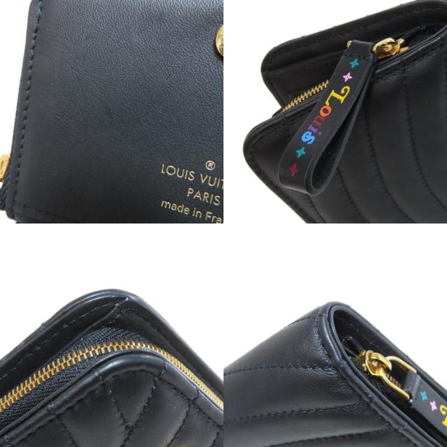 ルイヴィトン LOUIS VUITTON M63789  ニューウェーブ  二つ折り財布（小銭入れあり） カーフ 中古の通販は