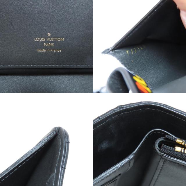 ルイヴィトン LOUIS VUITTON M63789  ニューウェーブ  二つ折り財布（小銭入れあり） カーフ 中古の通販は