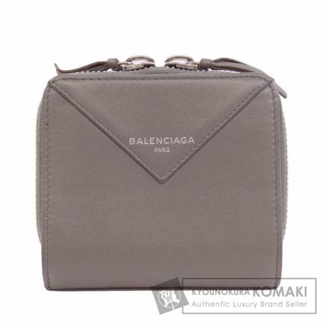 バレンシアガ BALENCIAGA 371662 ペーパービルフォード 二つ折り財布（小銭入れあり） 中古