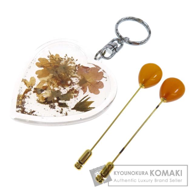 セレクトジュエリー SELECT JEWELRY  イヤリング　ピンブローチ キーホルダー  5点セット  中古の通販は 5,200円