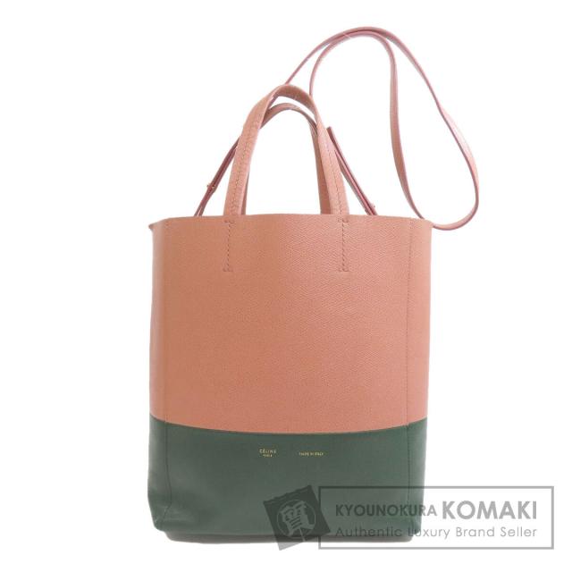 セリーヌ CELINE  バーティカルカバ 2WAY  トートバッグ レザー レディース  中古
