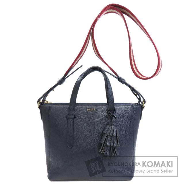 バリー BALLY  バリーストライプ 2WAY  トートバッグ レザー レディース  中古