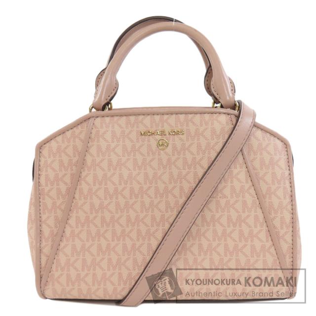 マイケルコース Michael Kors  MKシグネチャー 2WAY  ハンドバッグ PVC レディース  中古