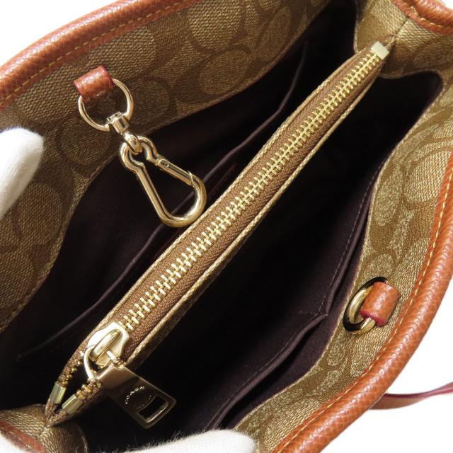 コーチ COACH F34605 シグネチャー 2WAY ハンドバッグ PVC
