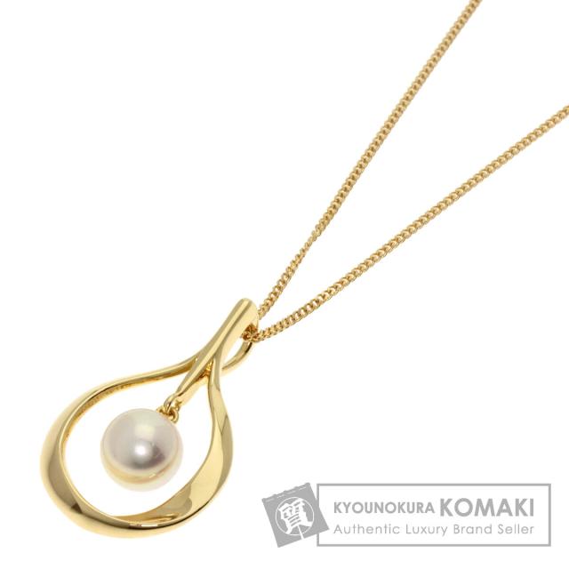 ミキモト MIKIMOTO  パール 真珠  ネックレス K18イエローゴールド レディース  中古の通販は 46,224円