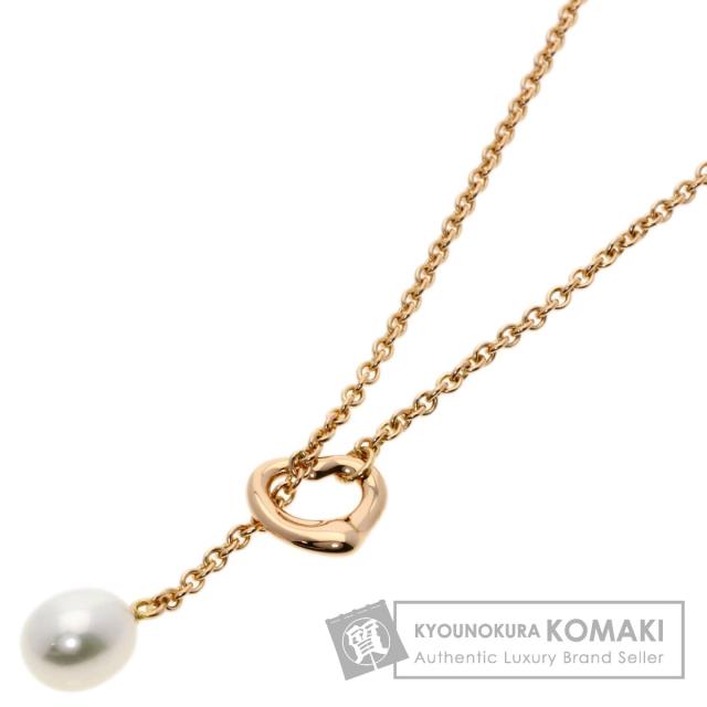 ティファニー TIFFANY&Co.  オープンハート ラリアット パール 真珠  ネックレス 中古の通販は 84,128円