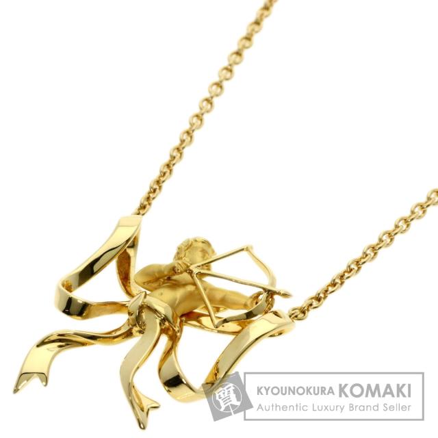 カレライカレラ Carrera y Carrera  エンジェル リボンモチーフ  ネックレス 中古の通販は 152,955円