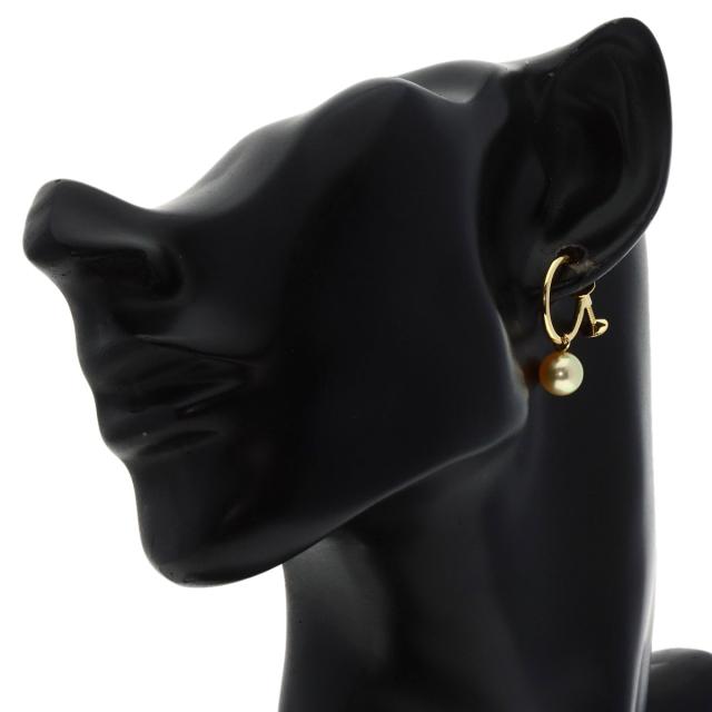ミキモト MIKIMOTO  パール 真珠  イヤリング K18イエローゴールド レディース  中古の通販は