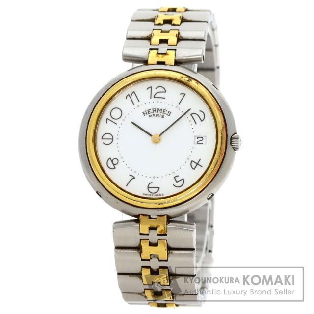 エルメス HERMES プロフィール 腕時計 ステンレススチール SSxGP