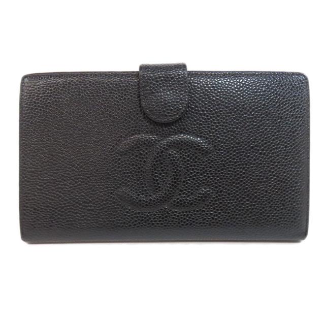 【美品　正規品】CHANEL　がま口　ココマーク　キャビアスキン　クリスマス 楽天市場】【中古】 CHANEL シャネル キャビアスキン ココマーク