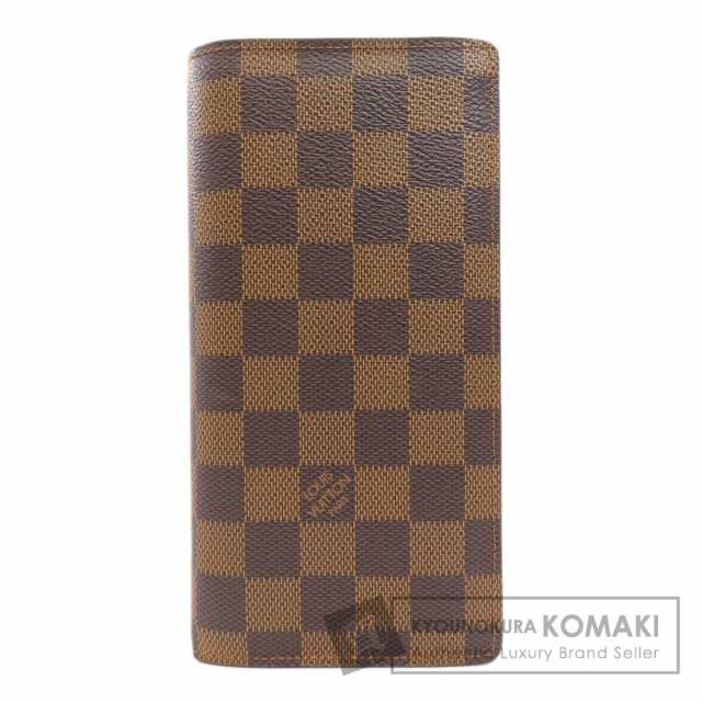 ルイヴィトン LOUIS VUITTON N60017 ポルトフォイユ・ブラザ 旧 長財布（小銭入れあり） 中古