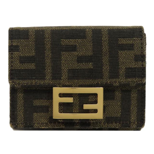 新品 FENDI フェンディ ズッカ 折り財布 コインケース 【公式通販】