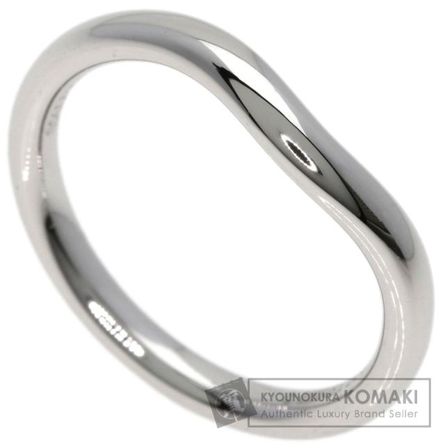 ティファニー TIFFANY&Co. カーブド バンド リング・指輪 プラチナ  