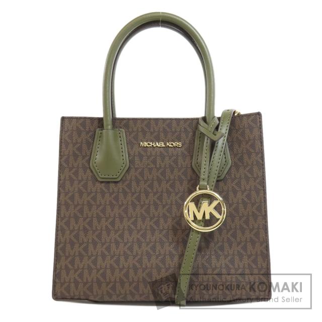 マイケルコース Michael Kors  MKシグネチャー 2WAY  ハンドバッグ PVC レディース  中古