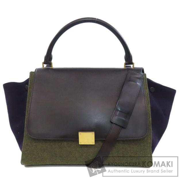 セリーヌ CELINE  トラペーズ 2WAY  ハンドバッグ レザー レディース  中古の通販は 67,410円