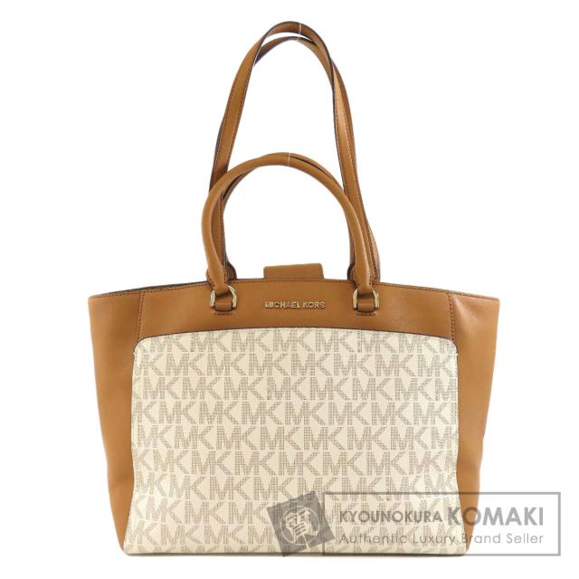 マイケルマイケルコース MICHAEL MICHAEL KORS  MKシグネチャー 2WAY  トートバッグ PVC レディース 中古