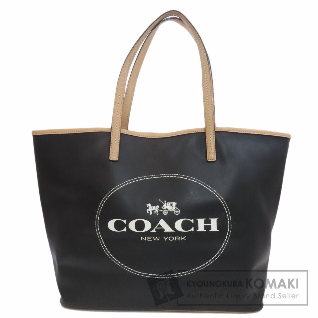 コーチ COACH F31315 ロゴ トートバッグ PVC レディース 中古