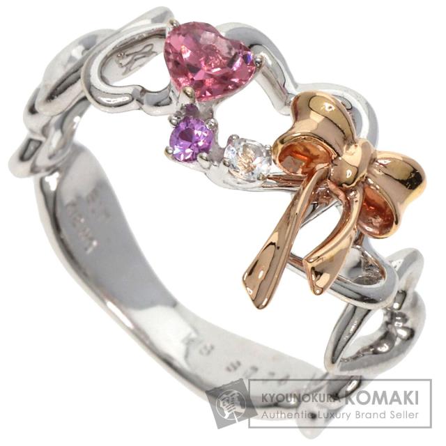 セレクトジュエリー SELECT JEWELRY リボン ハートモチーフ サファイア  