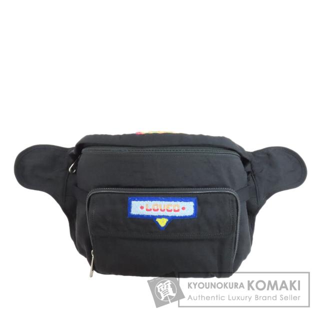 グッチ GUCCI 536842  テリークロスパッチ 2WAY  ボディバッグ ナイロン素材 レディース  中古