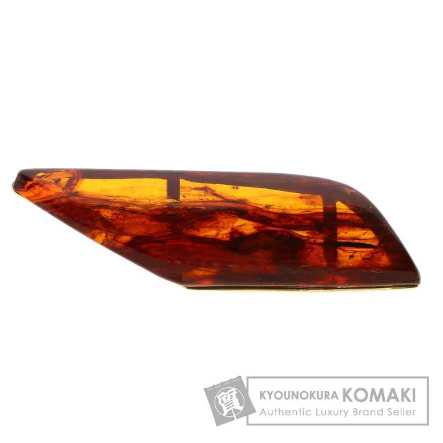 セレクトジュエリー SELECT JEWELRY  コハク 琥珀 虫入リ  帯留め K18イエローゴールド     中古 102,823円