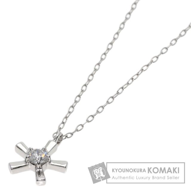 サバース SABIRTH  ダイヤモンド  ネックレス K18ホワイトゴールド レディース  中古