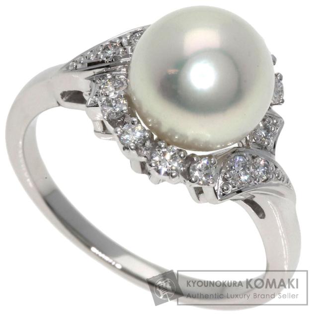 ミキモト MIKIMOTO アコヤパール 真珠 ダイヤモンド リング・指輪 