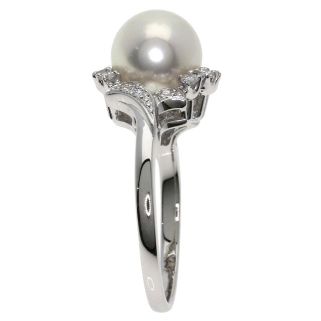 ミキモト MIKIMOTO アコヤパール 真珠 ダイヤモンド リング・指輪 