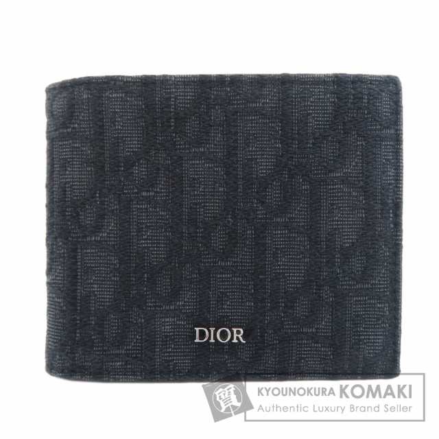 クリスチャンディオール CHRISTIAN DIOR オブリーク コインケース付きウォレット 中古