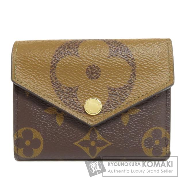 ルイヴィトン LOUIS VUITTON M80725  ゾエ  二つ折り財布（小銭入れあり） モノグラムリバース 中古
