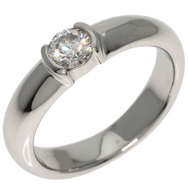 ティファニー TIFFANY&Co.  ドッツ ソリティア 1P ダイヤモンド  リング・指輪 プラチナPT950 中古