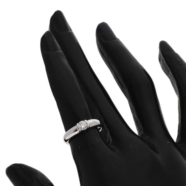 ティファニー TIFFANY&Co.  ドッツ ソリティア 1P ダイヤモンド  リング・指輪 プラチナPT950 中古