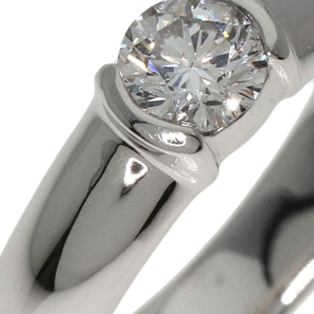 ティファニー TIFFANY&Co.  ドッツ ソリティア 1P ダイヤモンド  リング・指輪 プラチナPT950 中古