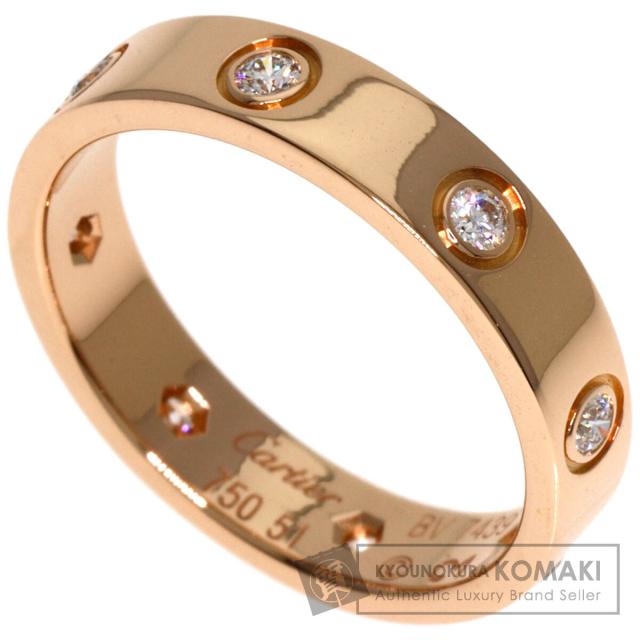 カルティエ CARTIER  ミニラブリング フル ダイヤモンド #51  リング・指輪 K18ピンクゴールド 中古の通販は 164,285円