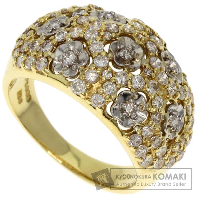 セレクトジュエリー SELECT JEWELRY  ダイヤモンド  リング・指輪 K18イエローゴールド PT900    中古の通販は 107,635円
