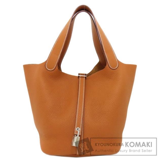 エルメス HERMES  ピコタンロックMM ゴールド シルバー金具  ハンドバッグ トリヨンレザー 中古の通販は 323,757円