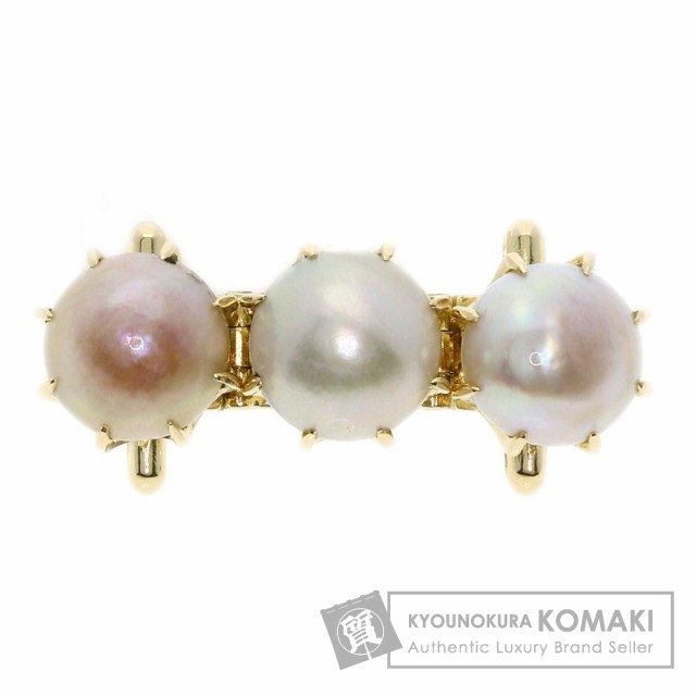 ミキモト MIKIMOTO マベパール 真珠 帯留め K14イエローゴールド レディース 中古