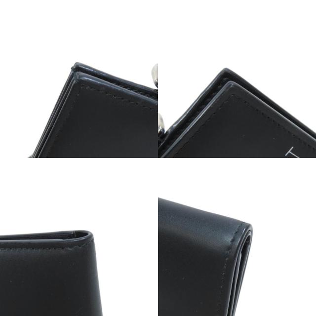 バレンティノ VALENTINO ネックウォレット 二つ折り財布（小銭入れあり） レザー 中古_9