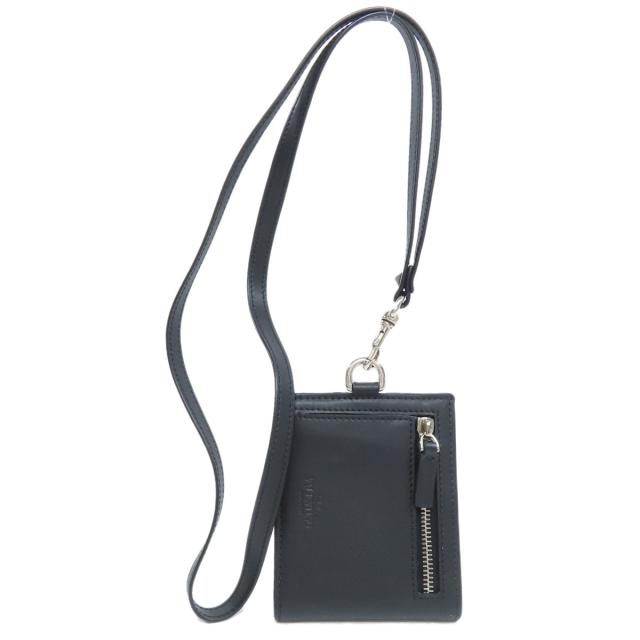 バレンティノ VALENTINO ネックウォレット 二つ折り財布（小銭入れあり） レザー 中古_2