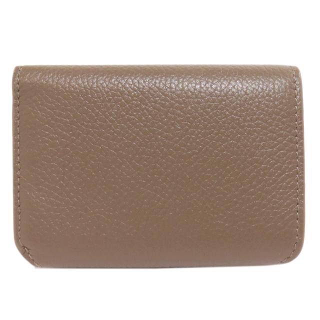 未使用展示品】フェラガモ ヴァラ 編み込み 二つ折り 折財布 力付け レザー 