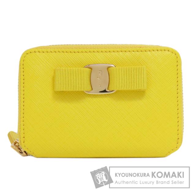 サルヴァトーレフェラガモ Salvatore Ferragamo  ヴァラリボン  ケース レザー 中古