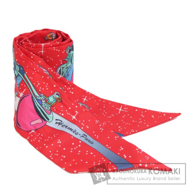 エルメス HERMES  ツイリー  スカーフ シルク レディース  中古