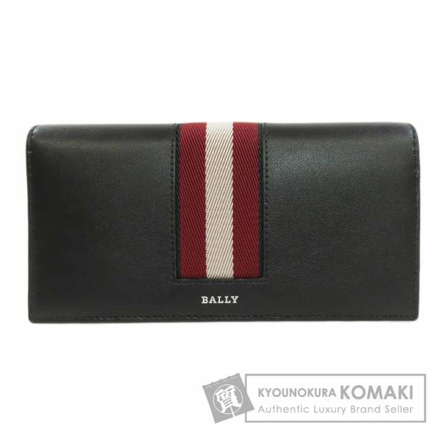 バリー BALLY バリーストライプ 長財布（小銭入れあり） レザー レディース 中古