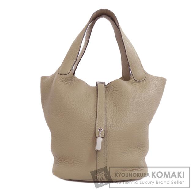 エルメス HERMES  ピコタンロックMM シルバー金具  ハンドバッグ トリヨン レディース  中古の通販は