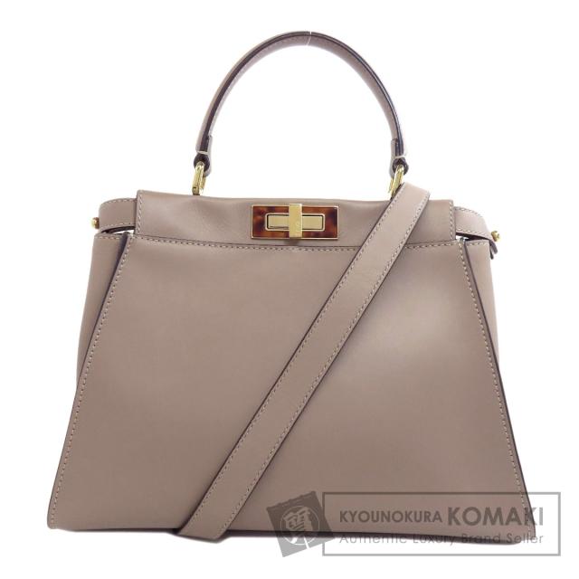フェンディ FENDI  ピーカブー 2WAY  ハンドバッグ カーフ レディース  中古