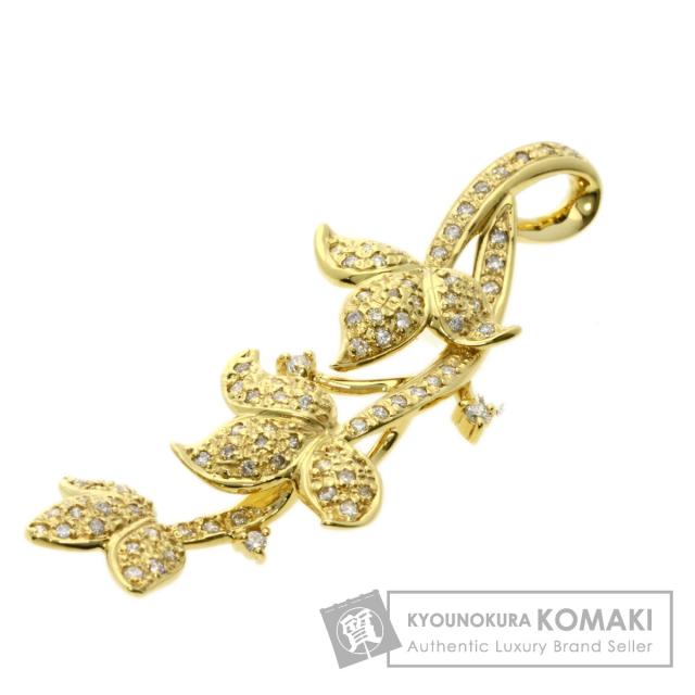 ジュエリーマキ K18サファイアダイヤモンド取り巻きイヤリング