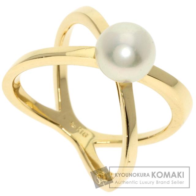 ミキモト MIKIMOTO パール 真珠 リング・指輪 K18イエロー